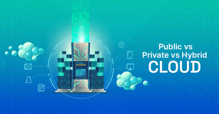 public vs private vs hybrid cloud
