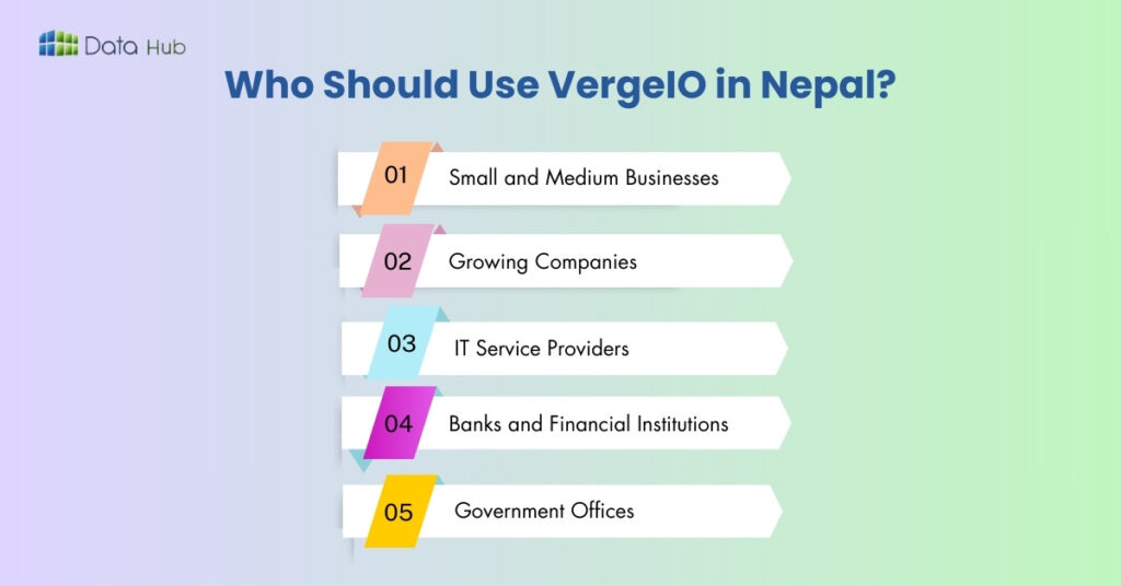 Who Should Use VergeIO in Nepal
